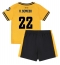 Maillot de football Réplique Wolves Nelson Semedo #22 Domicile Enfant 2024-25 Manche Courte (+ Pantalon court)