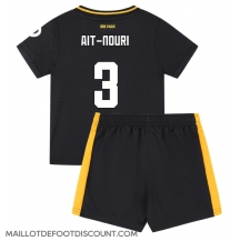 Maillot de football Réplique Wolves Rayan Ait-Nouri #3 Extérieur Enfant 2024-25 Manche Courte (+ Pantalon court)