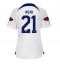 Maillot de football Réplique États-Unis Timothy Weah #21 Domicile Femme Mondial 2022 Manche Courte