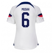 Maillot de football Réplique États-Unis Yunus Musah #6 Domicile Femme Mondial 2022 Manche Courte