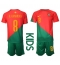 Maillot de football Réplique le Portugal Bruno Fernandes #8 Domicile Enfant Mondial 2022 Manche Courte (+ Pantalon court)