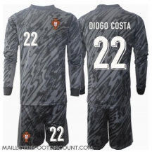 Maillot de football Réplique le Portugal Diogo Costa #22 Gardien de but Extérieur Enfant Europe 2024 Manche Longue (+ Pantalon court)