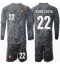 Maillot de football Réplique le Portugal Diogo Costa #22 Gardien de but Extérieur Enfant Europe 2024 Manche Longue (+ Pantalon court)
