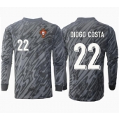 Maillot de football Réplique le Portugal Diogo Costa #22 Gardien de but Extérieur Europe 2024 Manche Longue