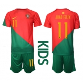Maillot de football Réplique le Portugal Joao Felix #11 Domicile Enfant Mondial 2022 Manche Courte (+ Pantalon court)