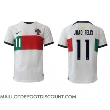 Maillot de football Réplique le Portugal Joao Felix #11 Extérieur Mondial 2022 Manche Courte