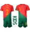 Maillot de football Réplique le Portugal Pepe #3 Domicile Enfant Mondial 2022 Manche Courte (+ Pantalon court)