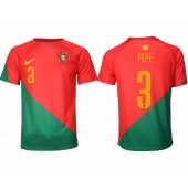 Maillot de football Réplique le Portugal Pepe #3 Domicile Mondial 2022 Manche Courte